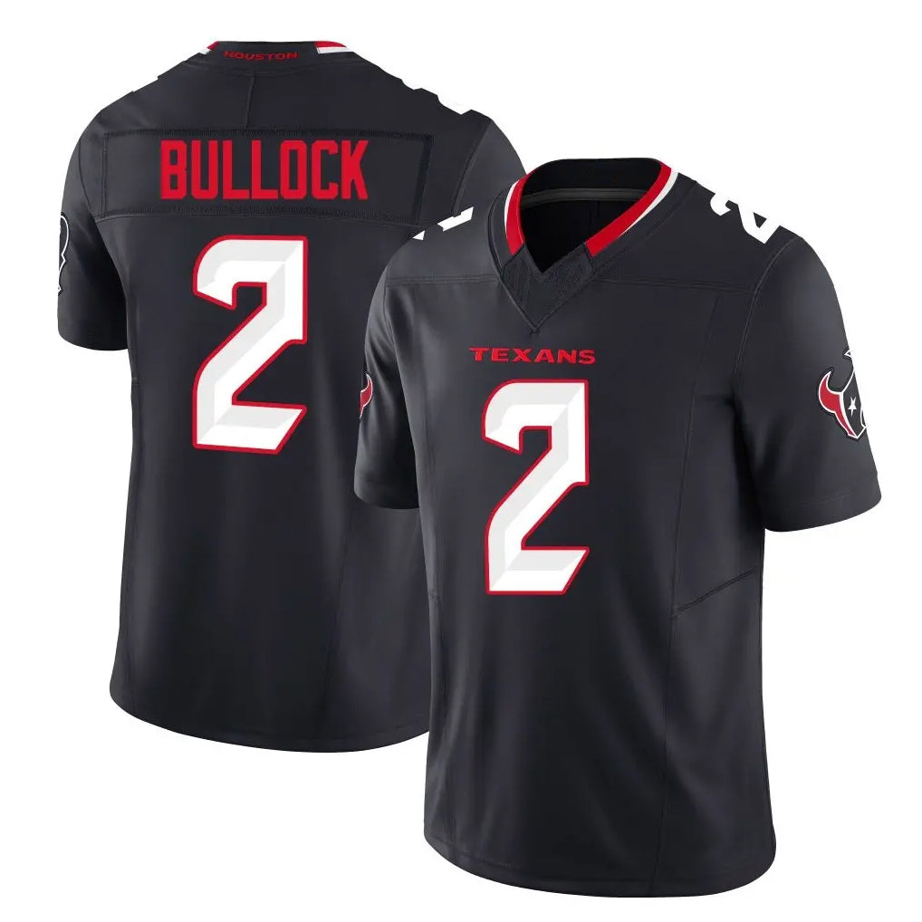 Punc H.Texans #2 Calen Bullock Player Navy Limited Alternate Vapor F.U.S.E. Home Game Stitched Jerseys