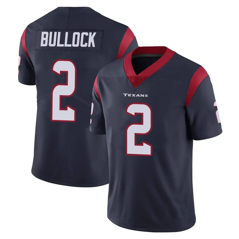 Punc H.Texans #2 Calen Bullock Player Navy Limited Vapor Untouchable Home Game Stitched Jerseys