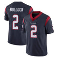 Punc H.Texans #2 Calen Bullock Player Navy Limited Vapor Untouchable Home Game Stitched Jerseys