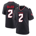 Punc H.Texans #2 Calen Bullock Player Navy Team Home Game Stitched Jerseys