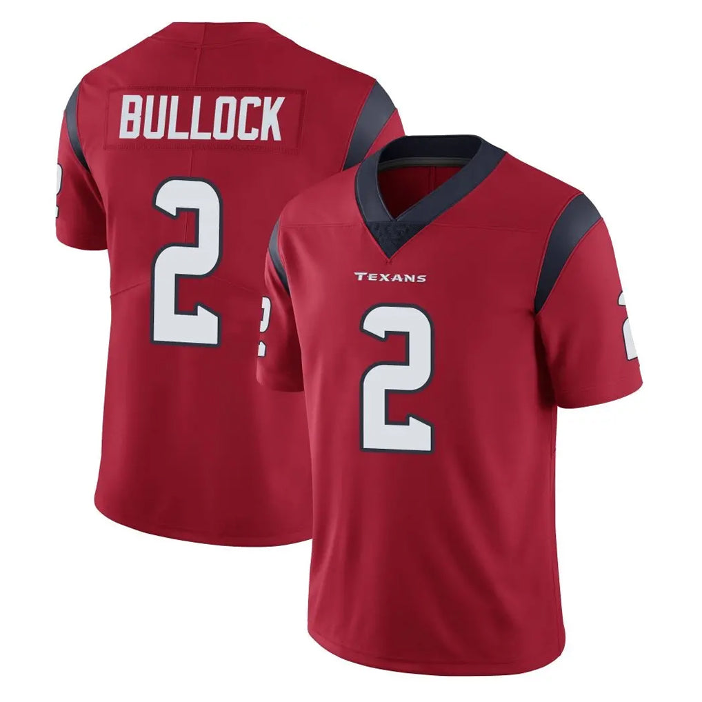 Punc H.Texans #2 Calen Bullock Player Red Limited Vapor Untouchable Home Game Stitched Jerseys