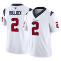 Punc H.Texans #2 Calen Bullock Player White Limited Vapor F.U.S.E. Home Game Stitched Jerseys