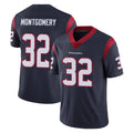 Punc H.Texans #32 David Montgomery Player Navy Limited Vapor Untouchable Home Game Stitched Jerseys