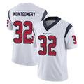Punc H.Texans #32 David Montgomery Player White Limited Vapor Untouchable Home Game Stitched Jerseys