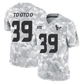 Punc H.Texans #39 Henry To'oTo'o Player Arctic Camo Salute To Service Limited Game Stitched Jerseys