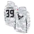 Punc H.Texans #39 Henry To'oTo'o Player Arctic Camo Salute to Service Hoodies Limited Game Stitched Jerseys