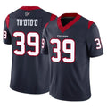 Punc H.Texans #39 Henry To'oTo'o Player Navy Limited Vapor F.U.S.E. Home Game Stitched Jerseys