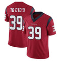 Punc H.Texans #39 Henry To'oTo'o Player Red Limited Vapor Untouchable Home Game Stitched Jerseys