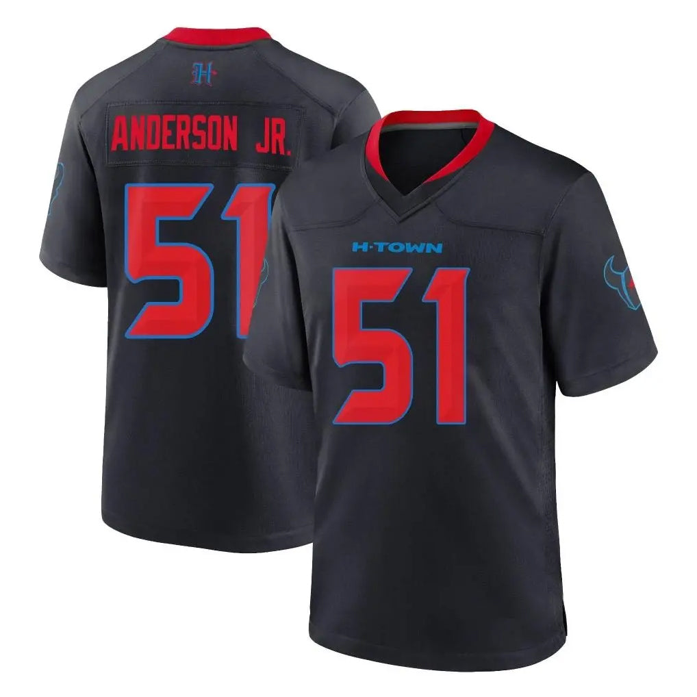 Punc H.Texans #51 Will Anderson Jr. Player Navy 2nd Alternate Home Game Stitched Jerseys