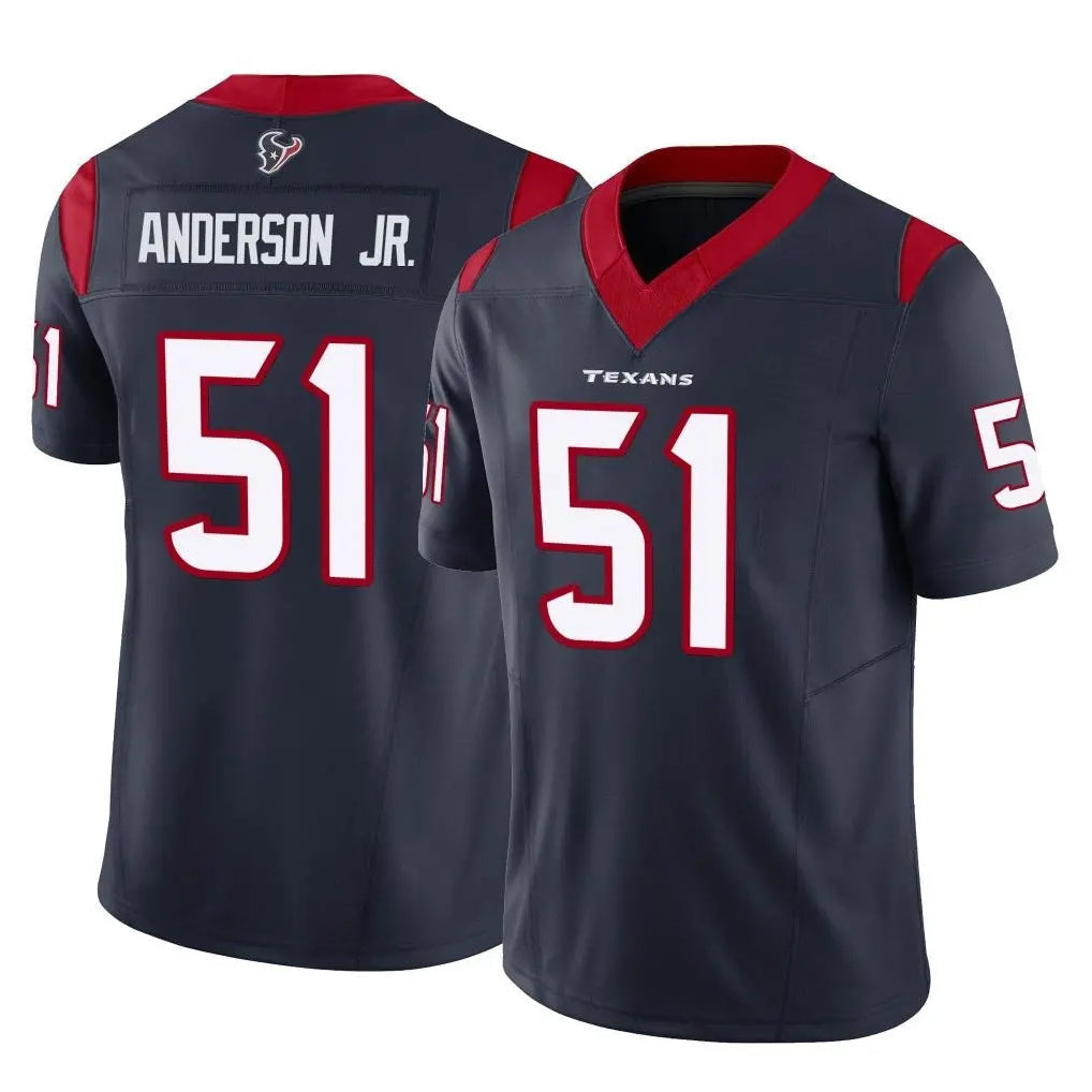 Punc H.Texans #51 Will Anderson Jr. Player Navy Limited Vapor F.U.S.E. Home Game Stitched Jerseys