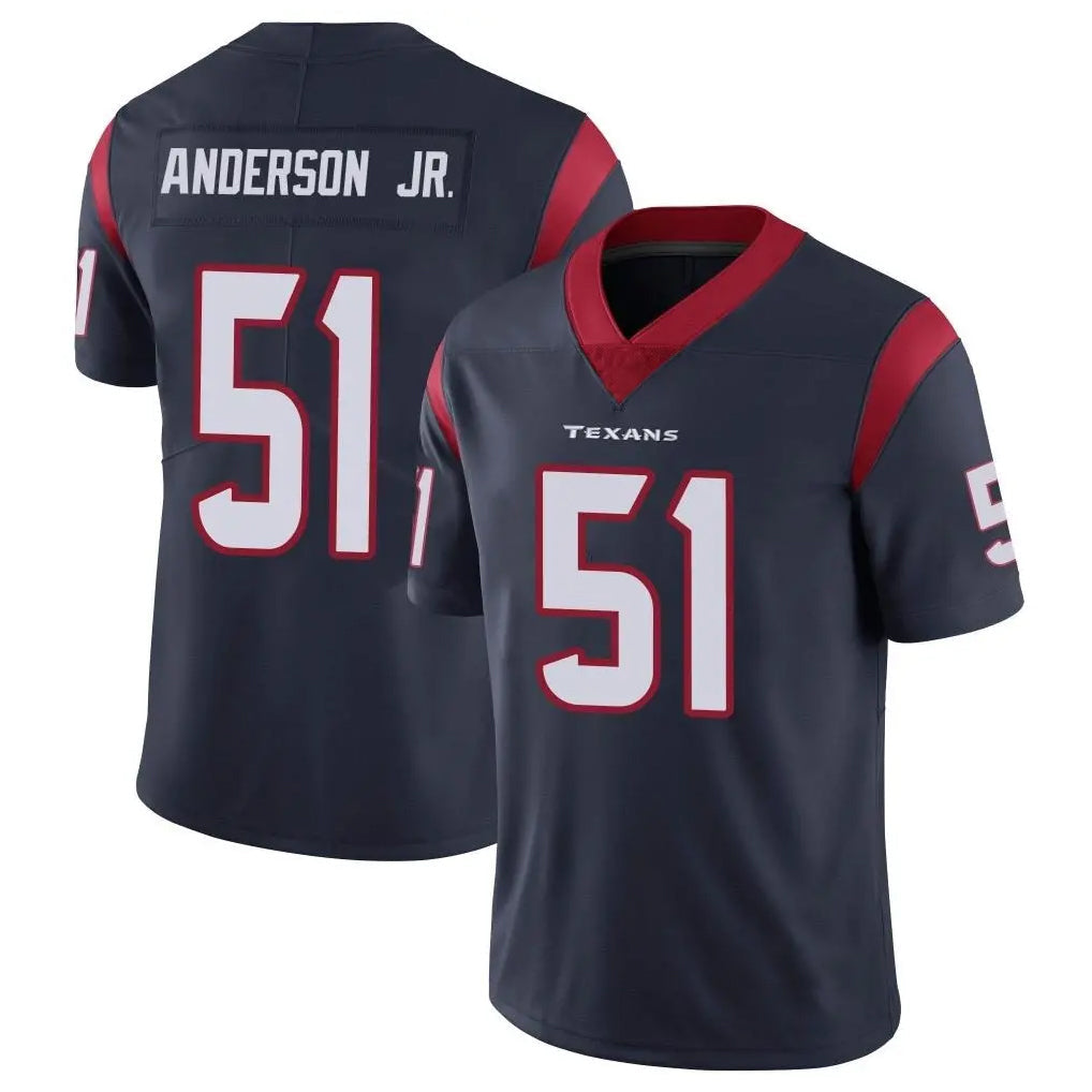 Punc H.Texans #51 Will Anderson Jr. Player Navy Limited Vapor Untouchable Home Game Stitched Jerseys
