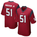 Punc H.Texans #51 Will Anderson Jr. Player Red Home Game Stitched Jerseys