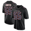 Punc H.Texans #55 Danielle Hunter Player Black Fashion Home Game Stitched Jerseys