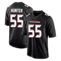 Punc H.Texans #55 Danielle Hunter Player Carbon Black Fashion Home Game Stitched Jerseys