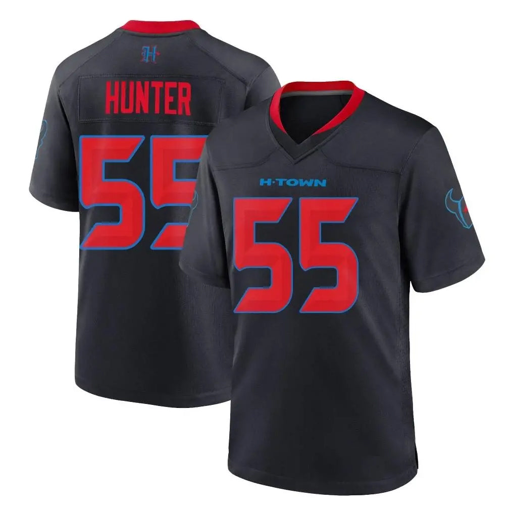 Punc H.Texans #55 Danielle Hunter Player Navy 2nd Alternate Home Game Stitched Jerseys