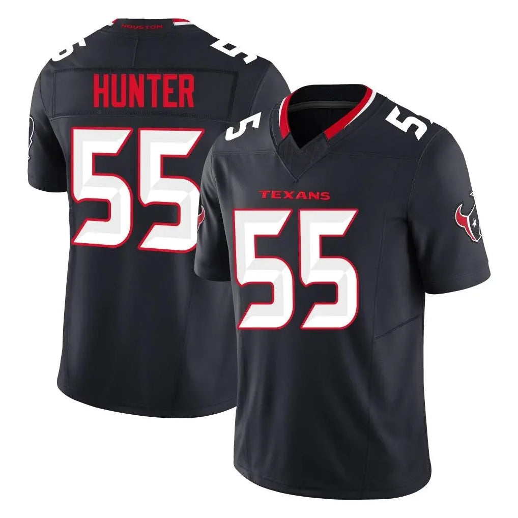 Punc H.Texans #55 Danielle Hunter Player Navy Limited Alternate Vapor F.U.S.E. Home Game Stitched Jerseys