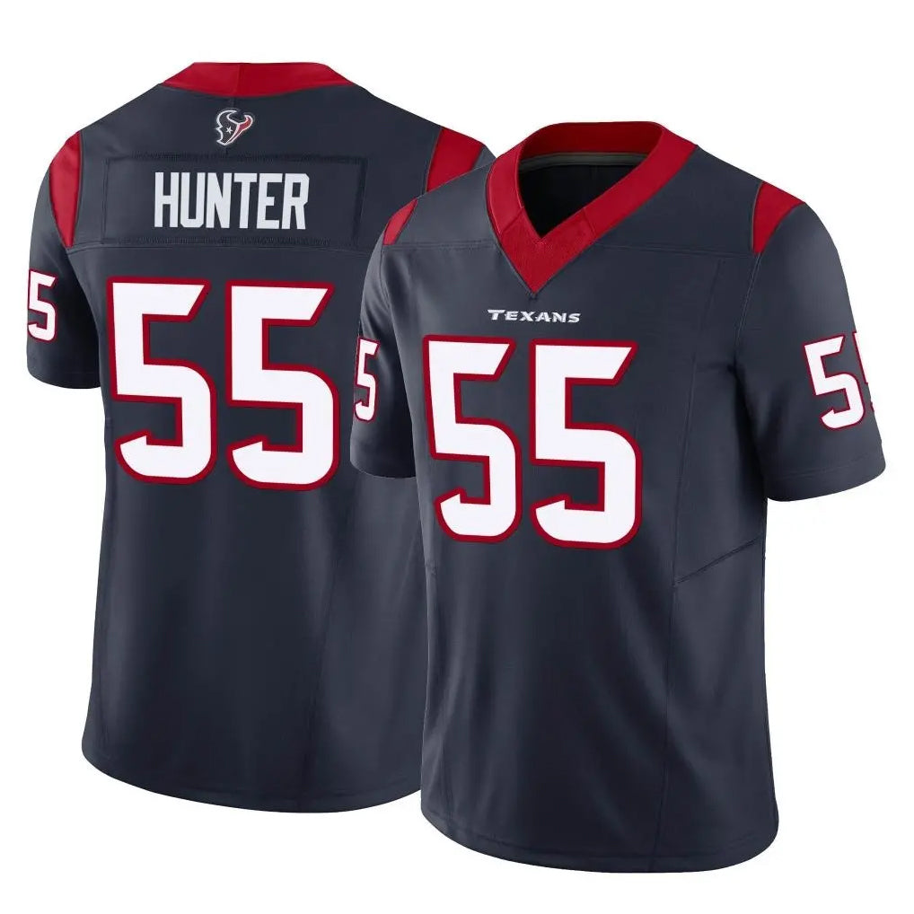 Punc H.Texans #55 Danielle Hunter Player Navy Limited Vapor F.U.S.E. Home Game Stitched Jerseys