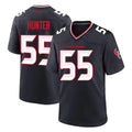 Punc H.Texans #55 Danielle Hunter Player Navy Team Home Game Stitched Jerseys