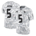 Punc H.Texans #5 Jalen Pitre Player Arctic Camo Salute To Service Limited Game Stitched Jerseys