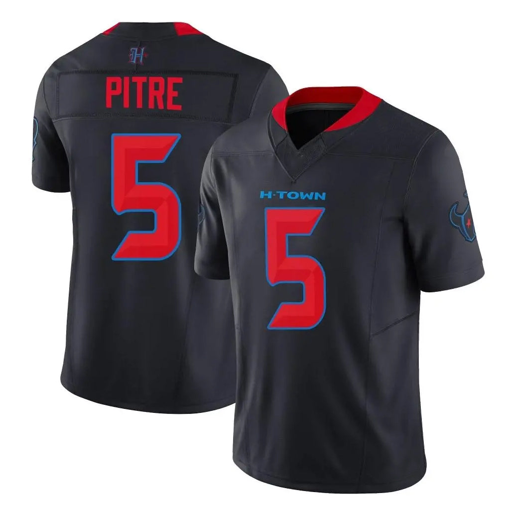 Punc H.Texans #5 Jalen Pitre Player Navy Limited 2nd Alternate Vapor F.U.S.E. Home Game Stitched Jerseys