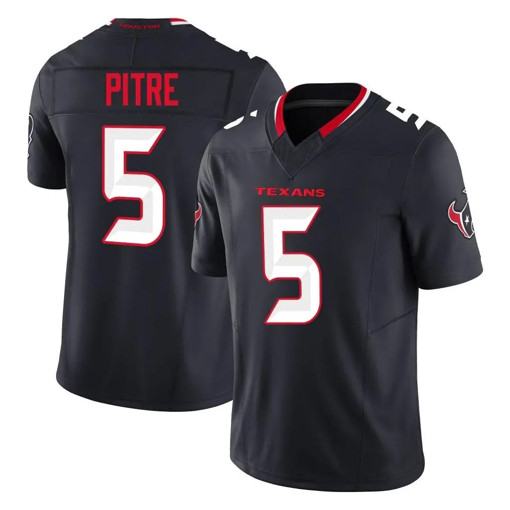 Punc H.Texans #5 Jalen Pitre Player Navy Limited Alternate Vapor F.U.S.E. Home Game Stitched Jerseys