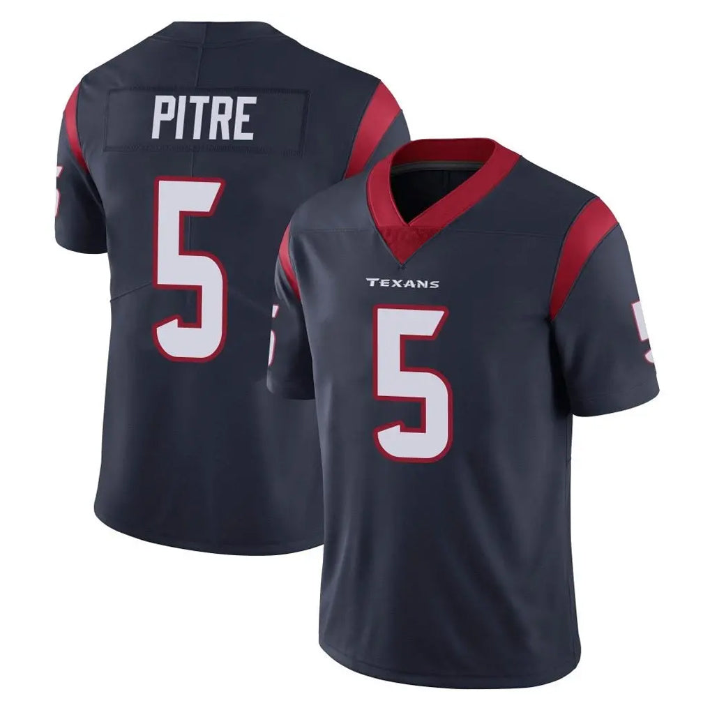 Punc H.Texans #5 Jalen Pitre Player Navy Limited Vapor Untouchable Home Game Stitched Jerseys