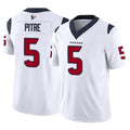 Punc H.Texans #5 Jalen Pitre Player White Limited Vapor F.U.S.E. Home Game Stitched Jerseys