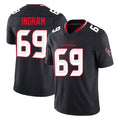 Punc H.Texans #69 Ed Ingram Player Navy Limited Alternate Vapor F.U.S.E. Home Game Stitched Jerseys