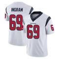 Punc H.Texans #69 Ed Ingram Player White Limited Vapor Untouchable Home Game Stitched Jerseys