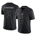 Punc H.Texans #6 Reed Blankenship Player Black Reflective Limited Game Stitched Jerseys