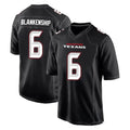 Punc H.Texans #6 Reed Blankenship Player Carbon Black Fashion Home Game Stitched Jerseys