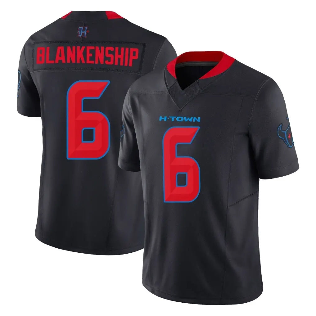Punc H.Texans #6 Reed Blankenship Player Navy Limited 2nd Alternate Vapor F.U.S.E. Home Game Stitched Jerseys