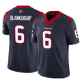Punc H.Texans #6 Reed Blankenship Player Navy Limited Vapor F.U.S.E. Home Game Stitched Jerseys