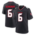Punc H.Texans #6 Reed Blankenship Player Navy Team Home Game Stitched Jerseys