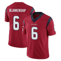 Punc H.Texans #6 Reed Blankenship Player Red Limited Vapor Untouchable Home Game Stitched Jerseys
