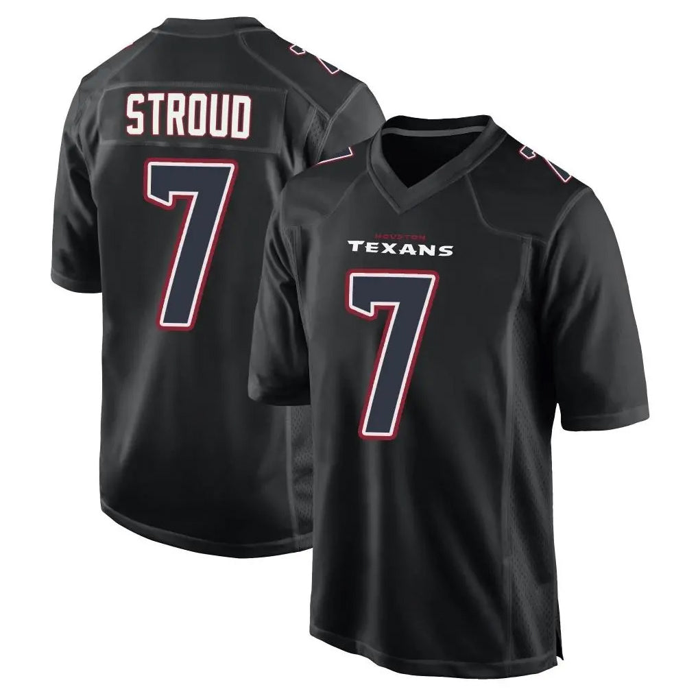 Punc H.Texans #7 CJ Stroud Player Black Fashion Home Game Stitched Jerseys