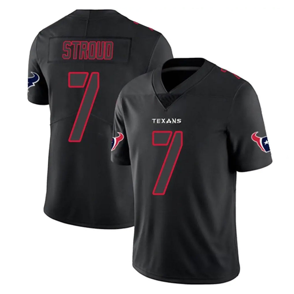 Punc H.Texans #7 CJ Stroud Player Black Impact Limited Game Stitched Jerseys