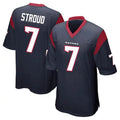 Punc H.Texans #7 CJ Stroud Player Navy Home Game Stitched Jerseys