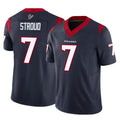 Punc H.Texans #7 CJ Stroud Player Navy Limited Vapor F.U.S.E. Home Game Stitched Jerseys