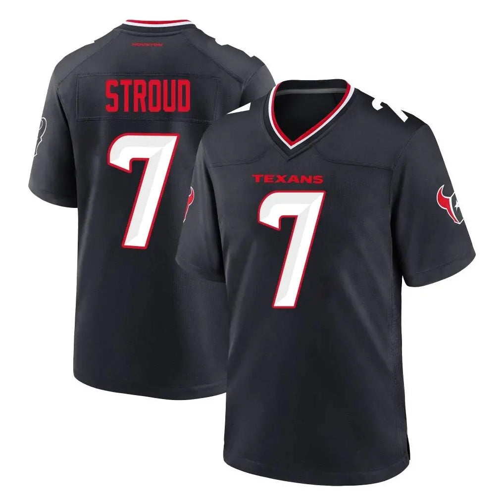 Punc H.Texans #7 CJ Stroud Player Navy Team Home Game Stitched Jerseys