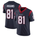 Punc H.Texans #81 Jayden Higgins Player Navy Limited Vapor Untouchable Home Game Stitched Jerseys