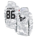 Punc H.Texans #86 Dalton Schultz Player Arctic Camo Salute to Service Hoodies Limited Game Stitched Jerseys