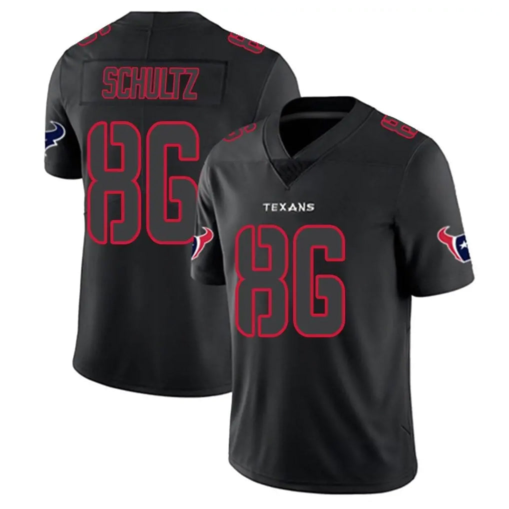 Punc H.Texans #86 Dalton Schultz Player Black Impact Limited Game Stitched Jerseys