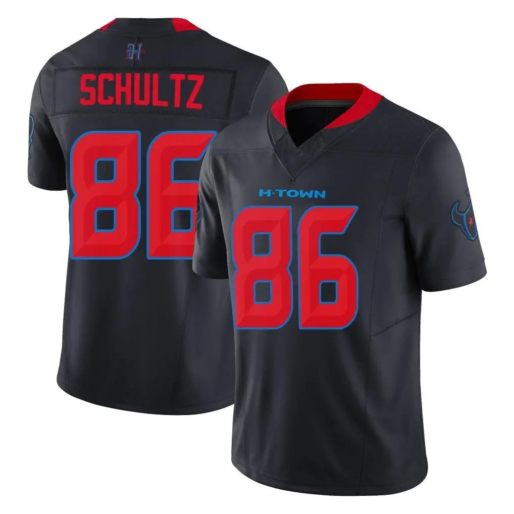 Punc H.Texans #86 Dalton Schultz Player Navy Limited 2nd Alternate Vapor F.U.S.E. Home Game Stitched Jerseys