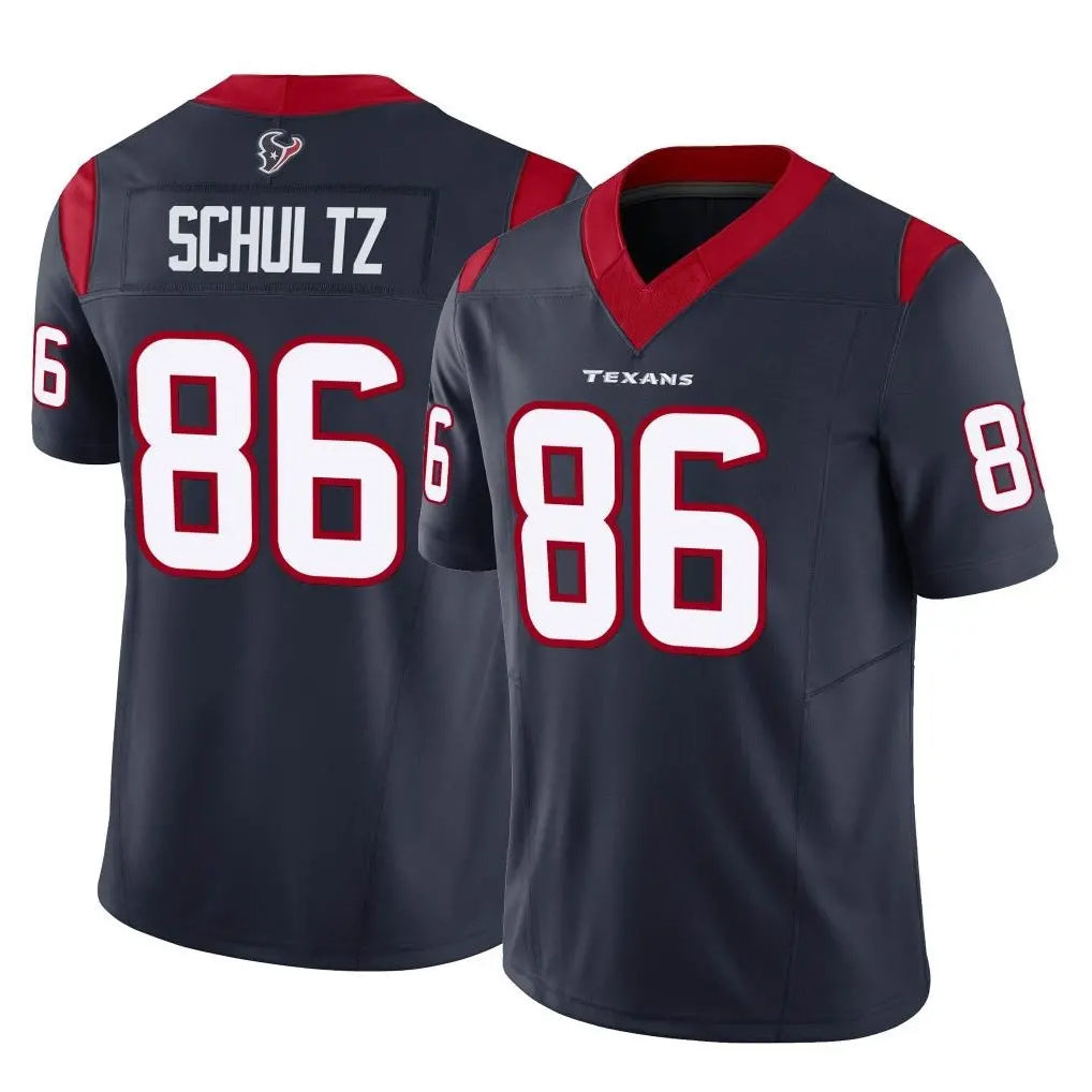 Punc H.Texans #86 Dalton Schultz Player Navy Limited Vapor F.U.S.E. Home Game Stitched Jerseys