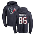 Punc H.Texans #86 Dalton Schultz Player Navy Pro Line Pullover Hoodie Limited Game Stitched Jerseys