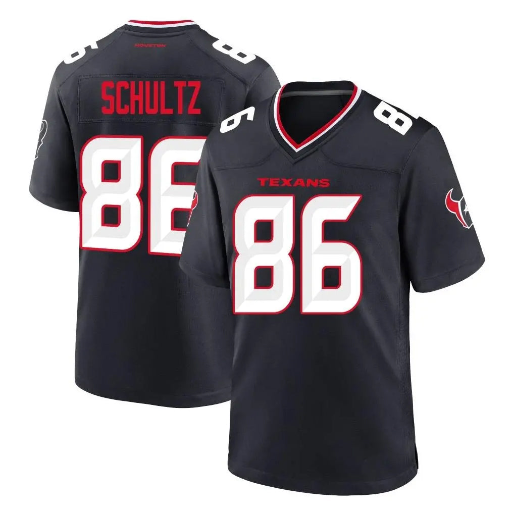 Punc H.Texans #86 Dalton Schultz Player Navy Team Home Game Stitched Jerseys