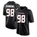Punc H.Texans #98 Sheldon Rankins Player Carbon Black Fashion Home Game Stitched Jerseys