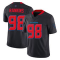 Punc H.Texans #98 Sheldon Rankins Player Navy Limited 2nd Alternate Vapor F.U.S.E. Home Game Stitched Jerseys