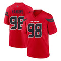 Punc H.Texans #98 Sheldon Rankins Player Red Alternate Home Game Stitched Jerseys